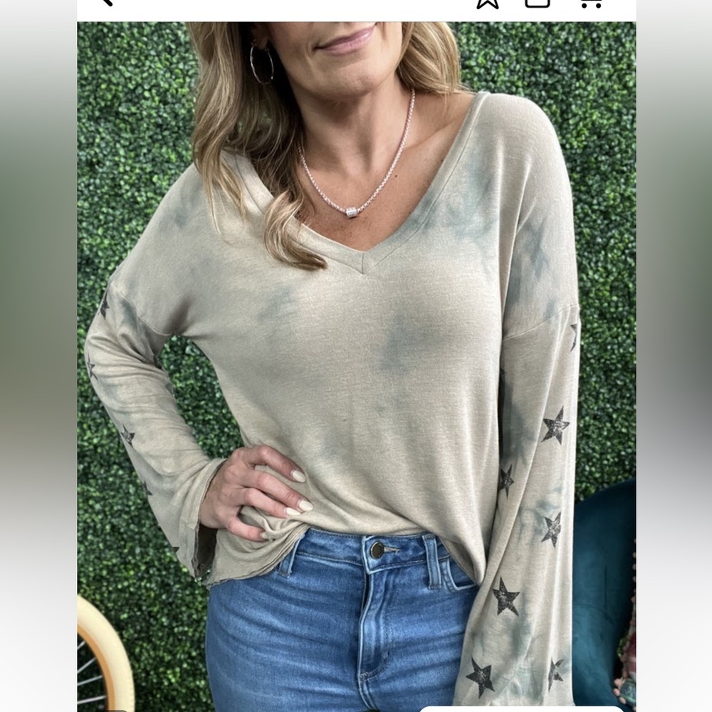 NWT POL long-sleeve top, size S